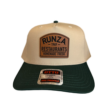 Load image into Gallery viewer, Green &amp; Khaki Leather Patch Baseball Cap
