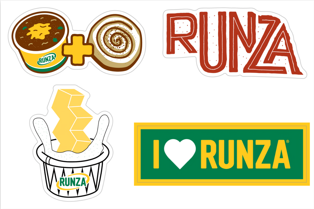 Runza® Sticker Sheet