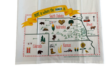 Load image into Gallery viewer, Runza® Map Tea Towel
